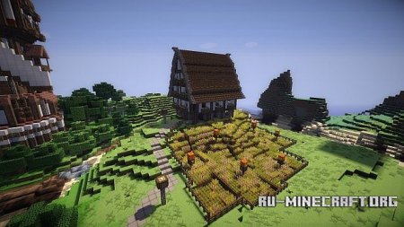 Скачать Medieval Town [by niki2011] для Minecraft