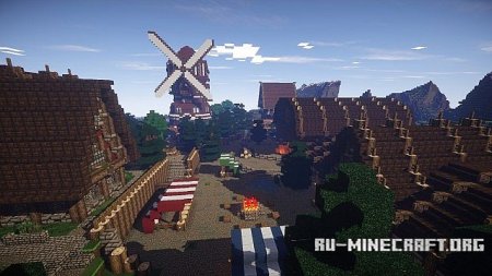 Скачать Medieval Town [by niki2011] для Minecraft
