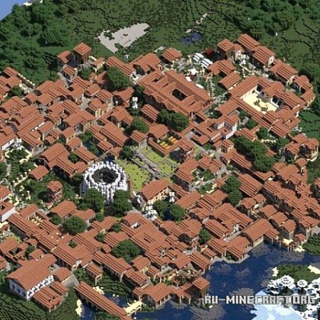  Big Roman City  Minecraft