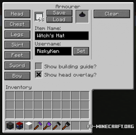Скачать Armourer’s Workshop для Minecraft 1.7.10