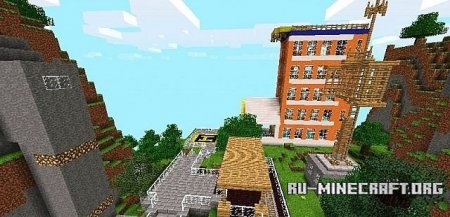   Multiplayer Town  Minecraft