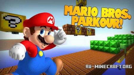 Скачать Super Mario Bros. Parkour для Minecraft