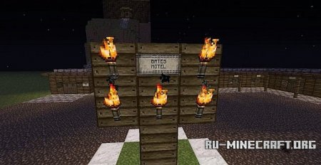  Bates Motel And House  Minecraft