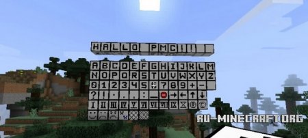  Fexs Alphabet and More  Minecraft 1.7.10