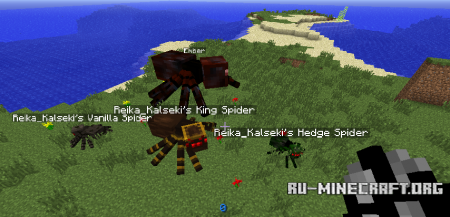 Скачать SpiderPet для Minecraft 1.7.10 Скачать SpiderPet для Minecraft 1.7.10