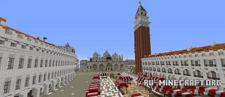 Скачать Venice - St Mark's square and surroundings для Minecraft Скачать Venice - St Mark's square and surroundings для Minecraft