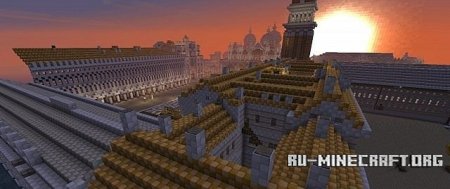 Скачать Venice - St Mark's square and surroundings для Minecraft Скачать Venice - St Mark's square and surroundings для Minecraft