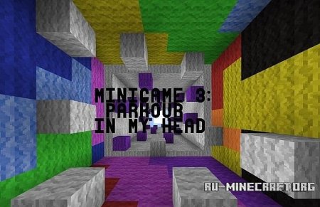Скачать Minigame3 Parkour in my Head для Minecraft Скачать Minigame3 Parkour in my Head для Minecraft