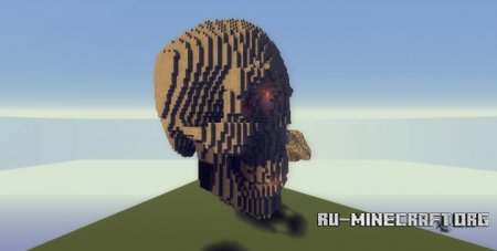 Скачать Hyper Realistic Skull для Minecraft