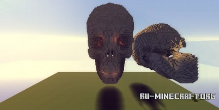 Скачать Hyper Realistic Skull для Minecraft