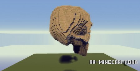 Скачать Hyper Realistic Skull для Minecraft