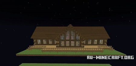 Скачать Herobrines Large log House для Minecraft Скачать Herobrines Large log House для Minecraft