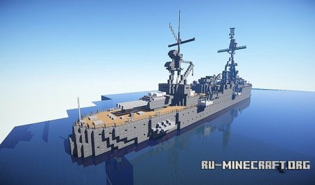  USS Northampton CA-26  Minecraft