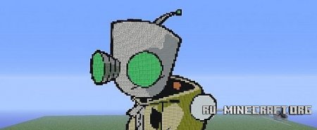  Invader Zim's Gir Pixelart  Minecraft