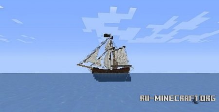  The Adventure (Pirate Sloop)  Minecraft