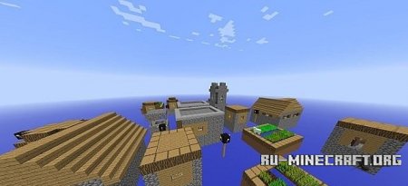 Скачать Floatin' Town Survival для Minecraft Скачать Floatin' Town Survival для Minecraft