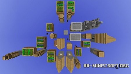 Скачать Floatin' Town Survival для Minecraft Скачать Floatin' Town Survival для Minecraft
