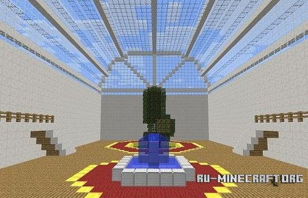  Big Glass Building  Minecraft