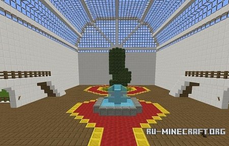  Big Glass Building  Minecraft