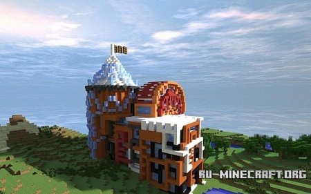   Royal Swag- A modern Castle  Hardcore Party Mansion  Minecraft