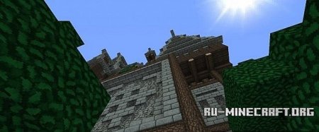  The rustic temple  Minecraft