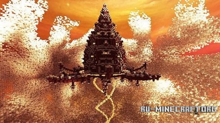 Скачать  Flying Fantasy Tower для Minecraft