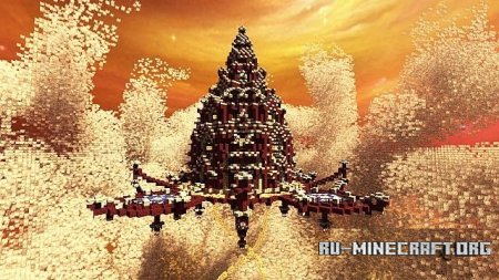 Скачать  Flying Fantasy Tower для Minecraft