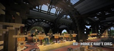 Скачать Railway Station #1 для Minecraft Скачать Railway Station #1 для Minecraft