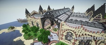 Скачать Railway Station #1 для Minecraft Скачать Railway Station #1 для Minecraft