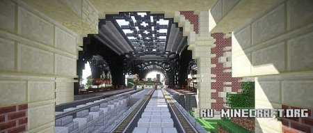 Скачать Railway Station #1 для Minecraft Скачать Railway Station #1 для Minecraft