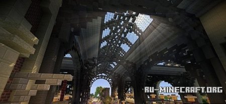 Скачать Railway Station #1 для Minecraft Скачать Railway Station #1 для Minecraft