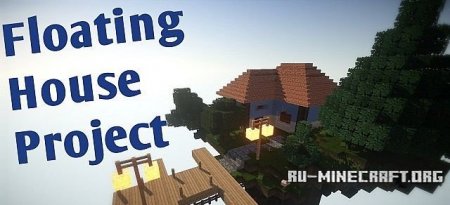  Lonely House on a Floating Isle  Minecraft