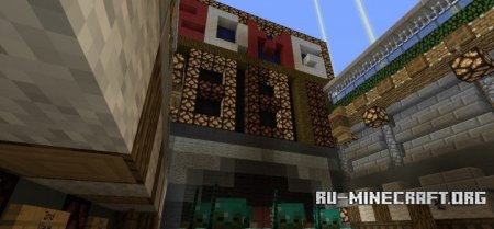  Zombie And Pig Defence  Minecraft