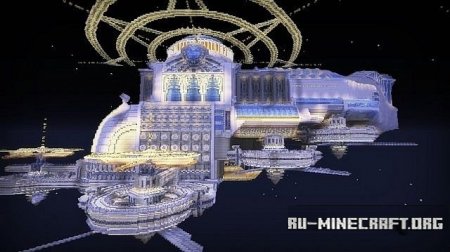 Скачать Lumina White Lotus - Fantasy Airship для Minecraft Скачать Lumina White Lotus - Fantasy Airship для Minecraft