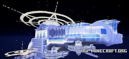 Скачать Lumina White Lotus - Fantasy Airship для Minecraft Скачать Lumina White Lotus - Fantasy Airship для Minecraft