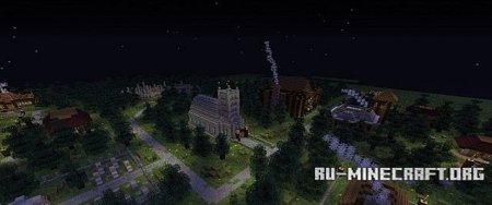Скачать Pelbwest Village of Eternal Night для Minecraft Скачать Pelbwest Village of Eternal Night для Minecraft
