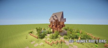 Скачать Small Cottage Design для minecraft Скачать Small Cottage Design для minecraft