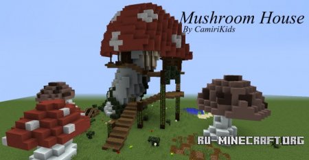 Скачать Mushroom House для Minecraft