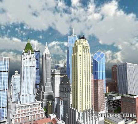 Скачать Empirepolis - Enormous American city для Minecraft Скачать Empirepolis - Enormous American city для Minecraft