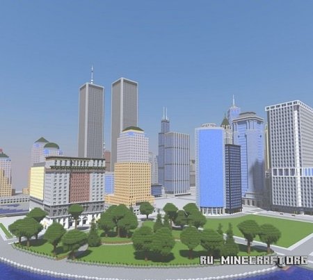 Скачать Empirepolis - Enormous American city для Minecraft Скачать Empirepolis - Enormous American city для Minecraft