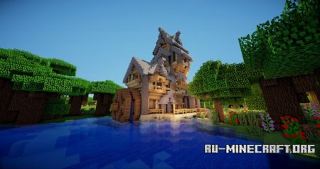 Скачать River House Timelapse для Minecraft