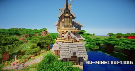 Скачать River House Timelapse для Minecraft
