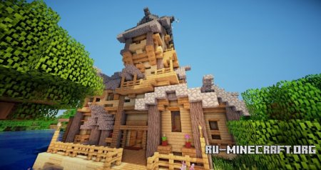 Скачать River House Timelapse для Minecraft