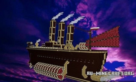  Stempunk airship  minecraft