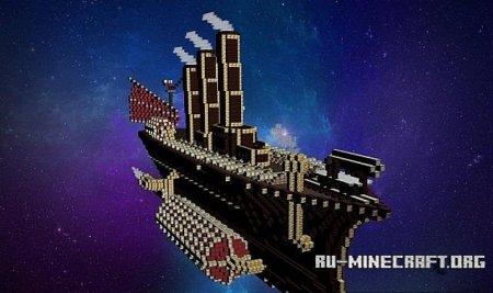  Stempunk airship  minecraft
