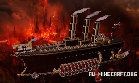  Stempunk airship  minecraft