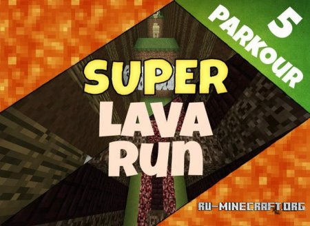  Super Lava Run  Minecraft