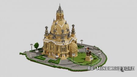  Dresdner Frauenkirche  Minecraft