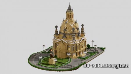  Dresdner Frauenkirche  Minecraft