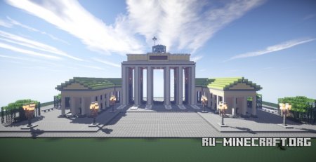 Puerta de Brandenburgo Alemania  Minecraft